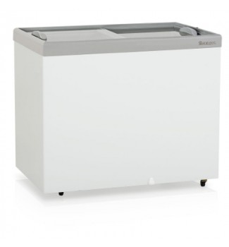 Conservador/Refrigerador Plano Vidro Reto Deslizante - Dupla Ação GHDE-310