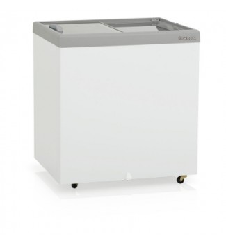  Conservador/Refrigerador Plano - Vidro Reto Dupla Ação - Colarinho em ABS GHDE-220AB