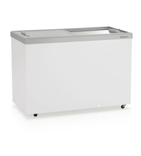 Conservador/Refrigerador Plano - Vidro Reto D Dupla Ação - Colarinho em ABS GHDE-410