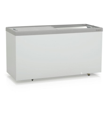 Conservador/Refrigerador Plano - Vidro Reto  - D Dupla Ação - Colarinho em ABS GHDE-510