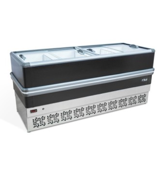 Ilha de Congelados Polar Dupla Ação Vidro Reto 2M LIGHT