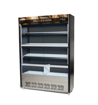 Vitrine Natural de Padaria 1,40M Polar MVAPS-140 POLAR